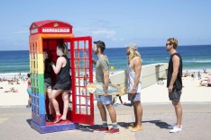 Ben & Jerry’s unveil the Equality Calling phone box.