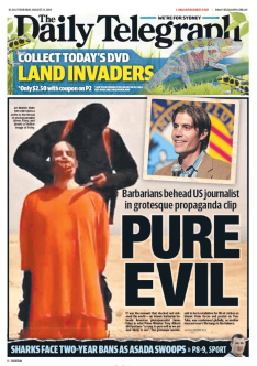 The Daily Telegraph cover in question. 