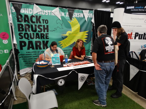 The Sounds Australia stand -  Australia's only official representation