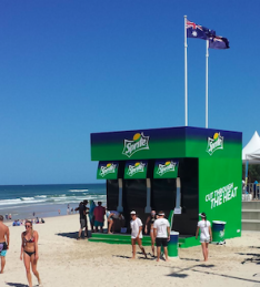 One activation went ahead at Surfers Paradise at the weekend