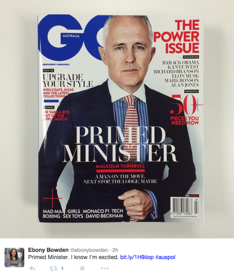 GQ Cover Malcolm Turnbull