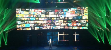 Mike Hopkins speaking at today's Newfronts