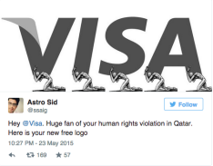 FIFA sponsors came under fire on social media after the revelations last week