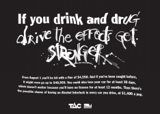 TAC drink driving campaign