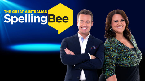 Grant Denyer and Chrissie Swann are hosting Ten's spelling competition