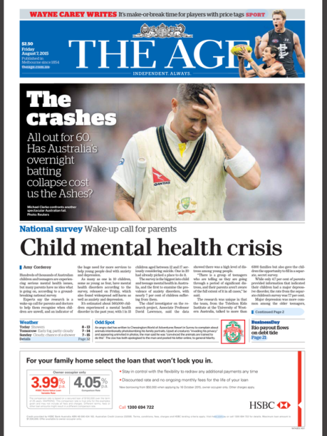 the age the crashes