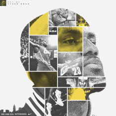 LeBron James - Face of Cleveland - Artwork by Tyson Beck