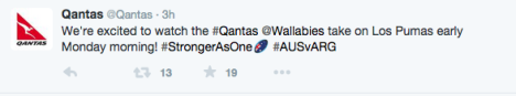 Qantas tweet 1