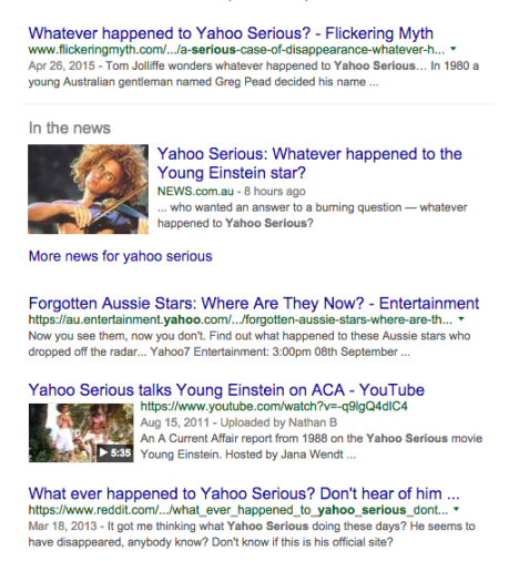 yahoo serious twitter search