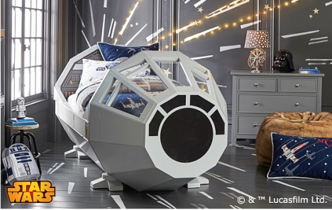 pottery barn star wars bed