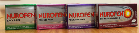 Nurofen Specific Pain products landscape