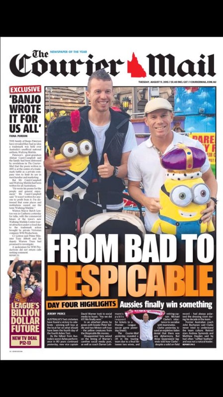 despicable courier mail