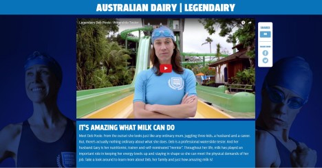 Dairy web page