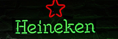 Heineken lit up logo