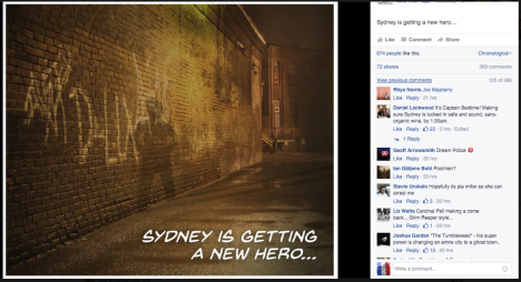 Sydney's new hero