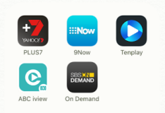 The five TV networks will work together on one app. 