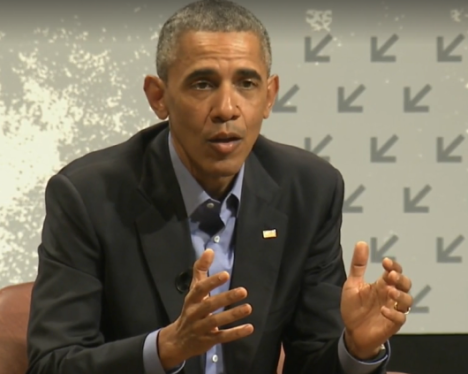 President Barack Obama gave a keynote talk at SXSW