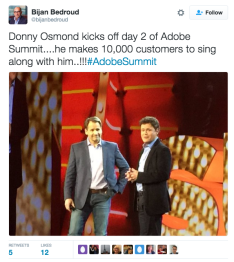 donny osmond adobe summit