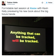 kevin kelly tracking