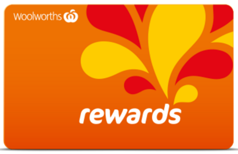 woolworths rewards card