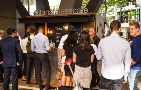 The Barista-less Cafe queue 4 (Sydney)