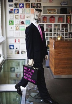 Wieden + Kennedy London office walk in stupid mannequin