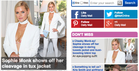 sophie monk daily mail daring jacket