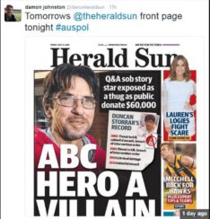 News Corp papers delved into Storrar's past