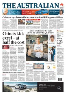 The Australian front page