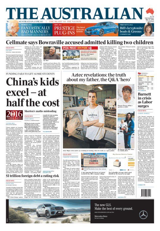 The Australian's circulation now double that of rival AFR as Fairfax struggles with digital subscriptions Mumbrella