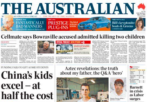 Grunde Hovedsagelig dinosaurus The Australian's circulation now double that of rival AFR as Fairfax  struggles with digital subscriptions - Mumbrella