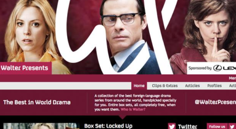The 'Walter Presents' on-demand sub-brand inside All 4, the home of Channel 4 online