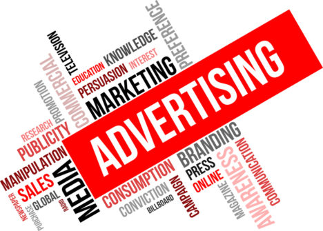 word cloud - advertising marketing media