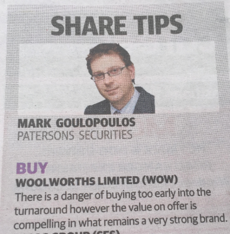 goulopoulos woolworths