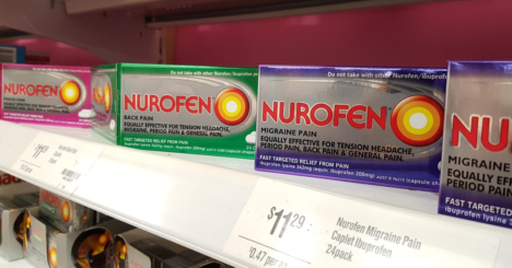 Despite court orders interim packaging allows Nurofen to highlight specific pain until December 31