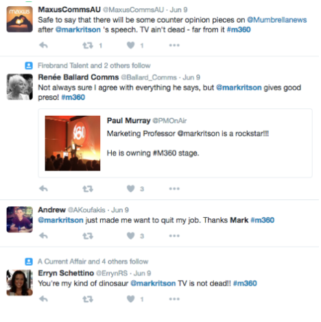 The response to Mark Ritson’s m360 presentation on Twitter