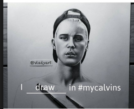 calvin klein justin beiber hashtag campaign