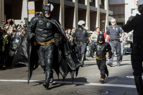 sfbatkid arrives at the bank flickr pic by joshi bhautik