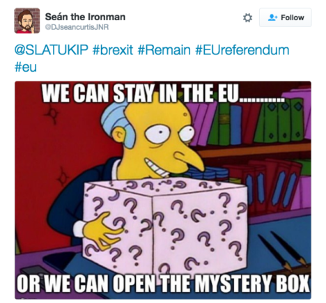 the simpsons brexit twitter