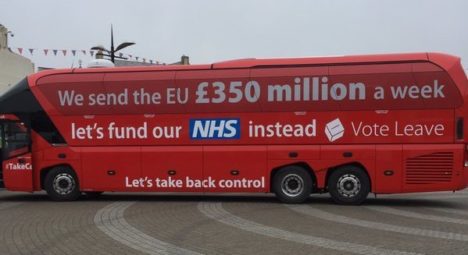 vote leave brexit bus - image from twitter
