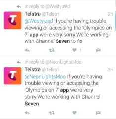 Telstra tweets