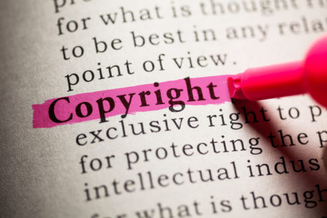 Fake Dictionary, definition of the word Copyright.