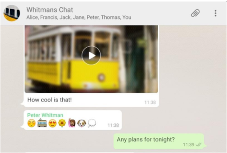 WhatsApp --brand communications tests began this year