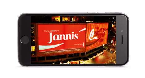 coca-cola-name-brand-bottles-on-phone-mobile