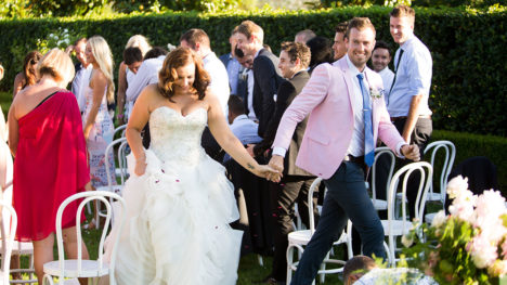 Last night's episode of Married At First Sight saw Jess and Dave married in a garden ceremony.