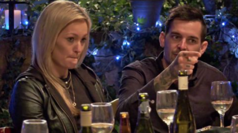 Dinner was tense in last night's episode of Married At First Sight.