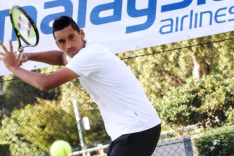 Malaysia Airlines started sponsoring Nick Kyrgios in December 2014