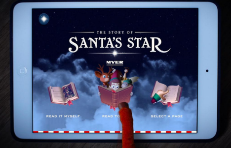 Clemenger BBDO has also produced an interactive storybook