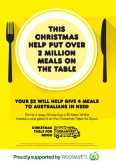 Woolworths OzHarvest campaign