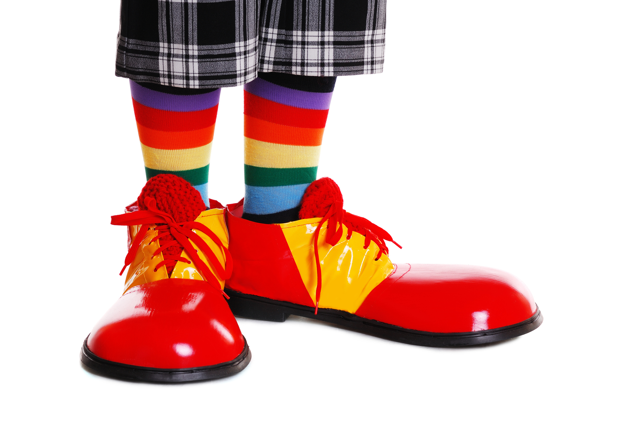 Add a Little Fun to Your Fetish Play with Red Clown Shoes